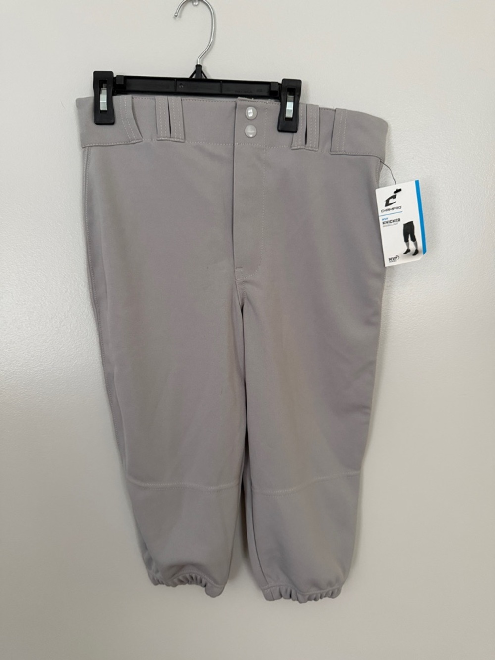 Champion Kids' Gray Knicker Baseball Pants